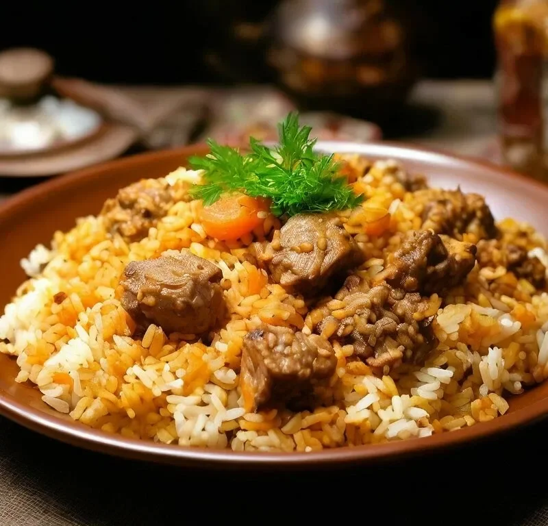 Плов с говядиной — фото из меню «Уголок вкуса №1 — Исполкома»